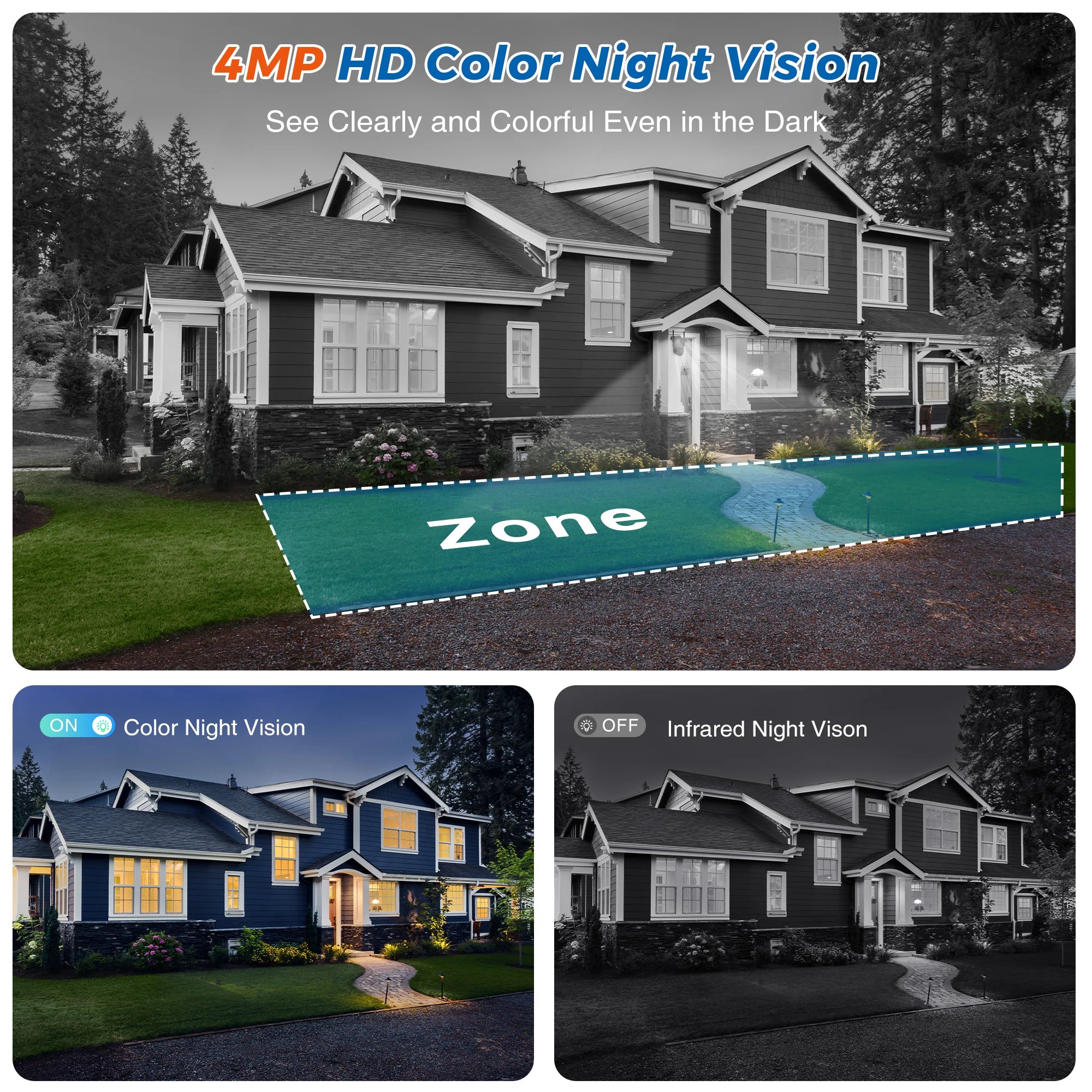 5K 10MP HD Wifi PTZ Camera Outdoor 8MP Dual Lens Dual Screen AI Auto Tracking IP Camera CCTV Audio Video Surveillance P2P O-KAM